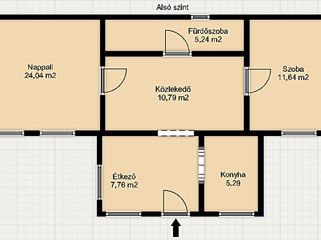Eladó jó állapotú, kétgenerációs sorház Budaörsön. #21